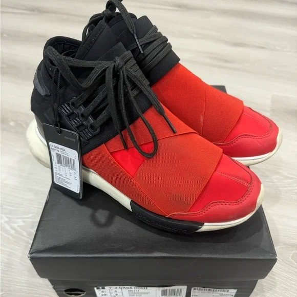 Y-3 | Shoes | Y3 Qasa Yohji Yamamoto Bred Sneakers Adidas | Poshmark